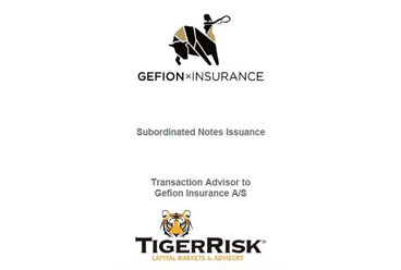 Gefion Insurance A/S €10 million Subordinated Notes Issuance