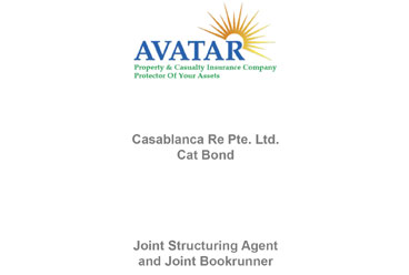 Avatar P&C Sponsors Casablanca Re Pte. Ltd. Series 2020-1 Notes