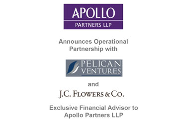Apollo Announced Partnership with Pelican Ventures and J.C. Flowers
