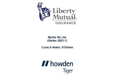 Joint Structuring Agent and Joint Bookrunner to Liberty Mutual sponsored Mystic Re Ltd. Series 2023-1 Class A Notes