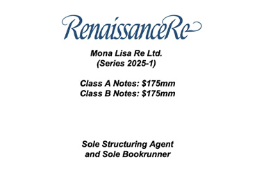 RenaissanceRe Sponsored Mona Lisa Re Ltd. (Series 2025-1) Notes